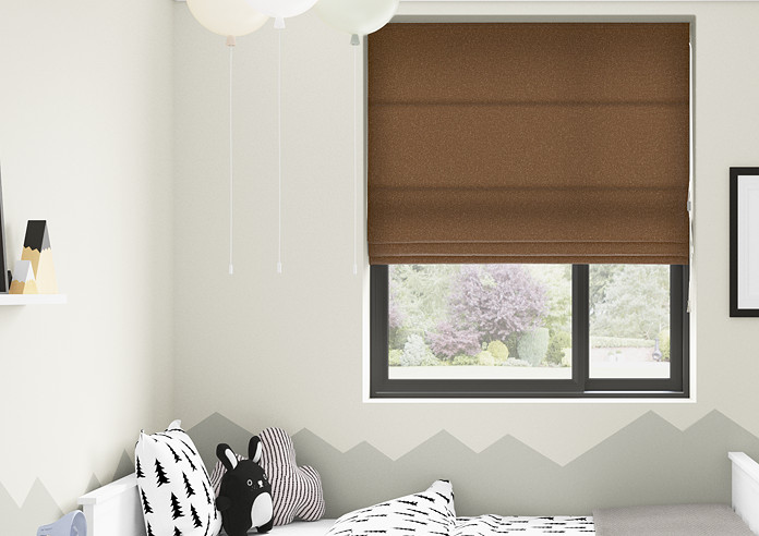 Devonshire, Light Brown - Roman Blind - Image 3